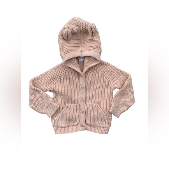 Jamie Kay Size 1 Year Bear Knit Cardigan Sweater - Picture 1 of 7
